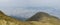 Panoramic view of Quito from the mountain