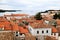Panoramic View on Red Roofs of Porec