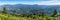 Panoramic view of the Regional Natural Park of Corsica, taken in central Corsica on the slopes of Monte Cardo