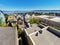 Panoramic view of residential area and Scenic bay in Tacoma