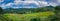 Panoramic view of rice terraces at Doi Inthanon national park, Chiang Mai, Thailand.