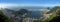 Panoramic view of Rio De Janeiro, Brazil landscape