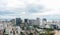 Panoramic view of Rio`s downtown with The Metropolitan Cathedral, Financial District,