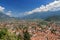 Panoramic view of Riva del Garda towards Arco, Italy