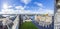 Panoramic view on river Shannon and Thomond bridge