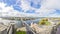 Panoramic view on river Shannon and Thomond bridge