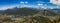 Panoramic view of Rocky mountains, Colorado, USA