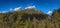 Panoramic view of the Rocky Mountains from Kootenay National Par