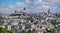 Panoramic view of Rodez city, in South of France