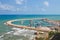 Panoramic view of Rodi Garganico. Puglia. Italy.