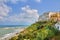 Panoramic view of Rodi Garganico. Puglia. Italy.