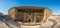 Panoramic view at the Roman theatre in Orange - France