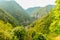 Panoramic view of the Romanian mountains