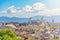 Panoramic view of rome with the Capitoline hill, Vittoriano and