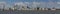 A panoramic view of the Royal Navy`s Prince of Wales aircraft carrier, moored at the historic, UNESCO listed Liverpool waterfront