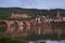 Panoramic view of the ruins of the Heidelberg Castle, Germany fr