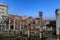 Panoramic view of the ruins of the Trajan`s Forum