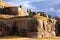 Panoramic view of the Sacsayhuaman fortress in Cusco, Peru