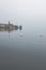 Panoramic view of Salo town quay on The Garda lake in Italy