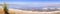 Panoramic view of the salt ponds at Alviso Marina County Park