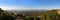 Panoramic view of the San Francisco Bay from the Lawrence Hall o