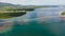 Panoramic view of the San Juanico bridge, the longest bridge in the country. It connects the Samar and Leyte islands in