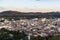 Panoramic view from the sanctuary of Sant Salvador Arta Mallorca