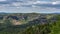 panoramic view sandstone rocks in saxon switzerland, Germany