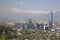 Panoramic view of Santiago de Chile