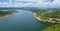 Panoramic view of Santiago de Cuba Bay