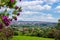 Panoramic view of Sassari under a cloudy sky