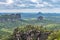 panoramic view of saxon switzerland, germany