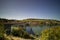 Panoramic View of Schengen and the Border Bridge