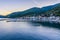 Panoramic view from the sea of the port of Sami Kefalonia