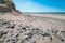 Panoramic view of seascape in Aberdovey beach Wales