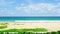 Panoramic view of seascape Blue sky with cloud in summer day