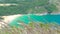 Panoramic view of seascape Blue sky with cloud in summer day