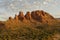 Panoramic view of the Sedona mountains Arizona
