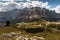 Panoramic view of Sella Group in Dolomites