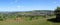 Panoramic view from Selsley Common, Gloucestershire, UK.