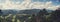 Panoramic view from Seneca Rocks, West Virginia