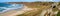 Panoramic view of Sennen and Cape Cornwall.