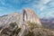 Panoramic view from the Sentinel Dome to the Half Dome, Yellowstone National Park