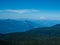 Panoramic view from Sherrard Point on Larch Mountain - Oregon, USA