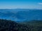 Panoramic view from Sherrard Point on Larch Mountain - Oregon, USA
