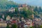 Panoramic view Sighisoara, medieval town of Transylvania, Romania, Europe