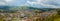 Panoramic view Sighisoara, medieval town of Transylvania, Romania, Europe