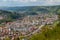 Panoramic view Sighisoara, medieval town of Transylvania, Romania, Europe