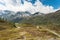 Panoramic view on Simplon Pass