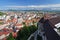 Panoramic view of Slovenian capital Ljubljana